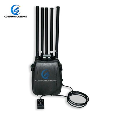 900MHz 1.2G 1.5G 2.4G 5.2G 5.8G Sistema di difesa per il rilevamento del segnale dei droni con 6 antenne